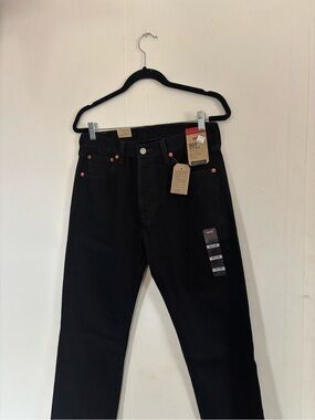 Levi's 501 Original Black Straight Fit Men's Jeans